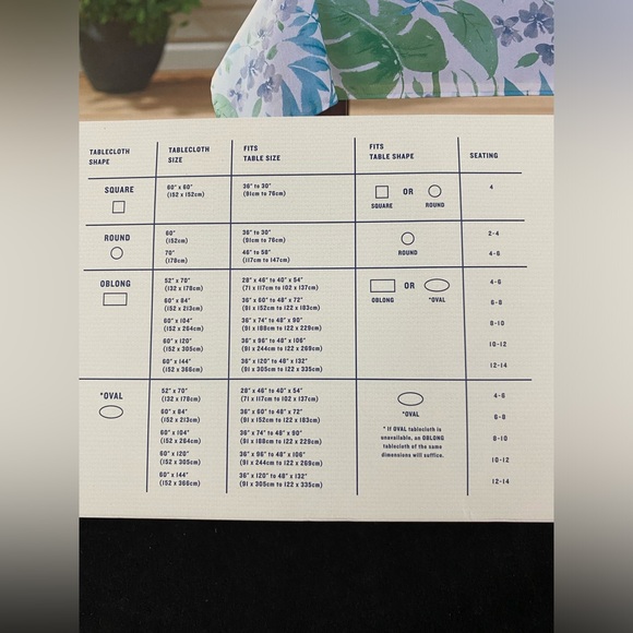 TOMMY BAHAMA Tropical Palm Leaves Floral INDOOR OUTDOOR Tablecloth 60x84 Oblong - Picture 5 of 6